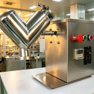 Compact Lab Mixer Machine with Digital Timer Efficient Dry Powder Mixing Machine