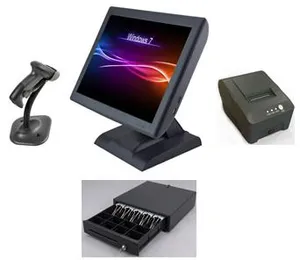 15 Inch Touch Screen Terminal All in One Computer POS System