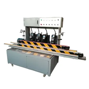 Video Factory Inspection Eworld Multi-Function 4 Motors Straight Line Glass Edging Machine/Multi-Function Glass Edging Grinding Machine with CE Standard