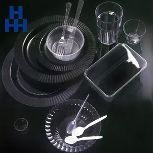 Automatic Horizontal PP PS Plastic Tableware Spoon Injection Molding Machine