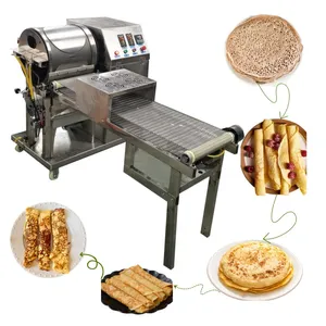 Automatic Pancakes Making Machine Spring Roll Wrapper Machine Portable Injera Making Machine
