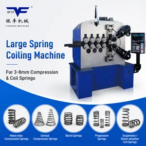 Coil Spring Super Creep Resistance Compression Spring Resistant to Ultra-High Temperatures Metal Spring Making Machine