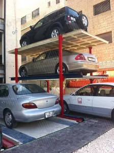 4 Post Multi Level Car Stacker Basement Parking System