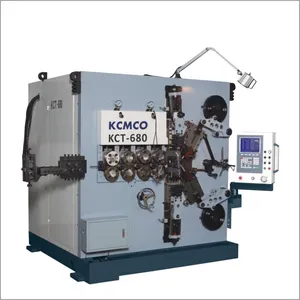 KCMCO KCT-680 6 axes Spring Coiling Machine, CNC Cam Spring Machine Making