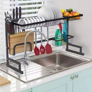 Drying Rack Over Sink Kitchen Storage Shelf Stainless Steel Rack