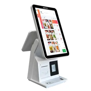 15.6" Ordering Machine Desktop Computer Single Double Retail POS Touch Screen Monitor All in One POS System