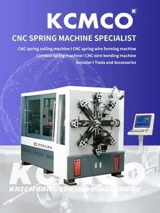 4mm Spring Coiling Machine with 12 Axis KCT-1245WZ CNC Spring Making Machine for Hydraulic Bending Machine & Compression Spring Machine