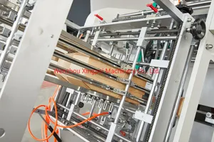 Fast Food Box, Hamburger Box Carton Making Machine Without Plastizing