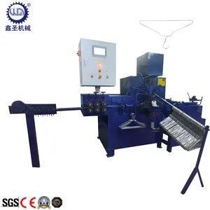 Factory PLC Mechanical Hanger Making Machine with Rivet End Function