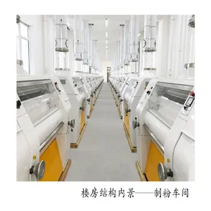 100tpd Computer Controlled Wheat Flour Production Line with Alarm System