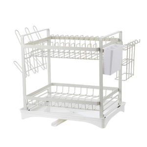 Stylish Double Layer Dish Rack Kitchen Storage Rack
