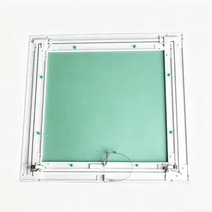 Push Open Type Aluminum Frame Gypsum Access Panel with Spring Lock System