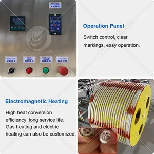 High Performance Semi Automatic Mini Rice Paper Egg Spring Rolling Wrapper Wrap Kulit Lumpia Samosa Pastry Sheet Making Machine