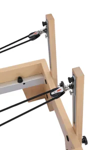 Customizable Oak Pilates Reformer Bespoke Hardwood Frame System