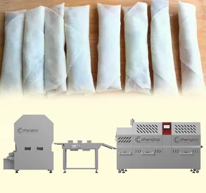 Spring Roll Production Line Industrial User Friendly Operation Simple Control Line