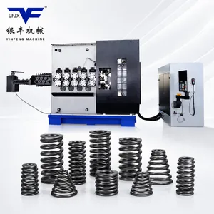 Large Heavy Duty Spring Big Wire Coil Compression Spring Making Machine