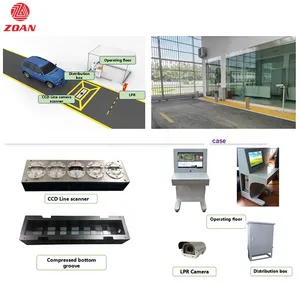 Color Scanning Intelligent Uvss Fixed Under Vehicle Surveillance Inspection System