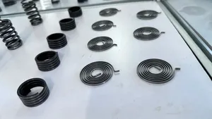 Small Wave Spring on CNC Spring Machine
