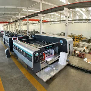 Versatile Computer Control Ffg Printing Linkaging Line Folder Gluer Machine for Package