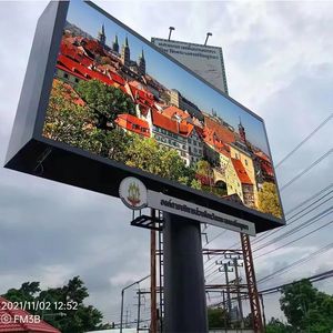 Outdoor Waterproof LED Display Screen Outdoor High Temperature Resistant P4 High Definition Full Color Advertising Large Screen