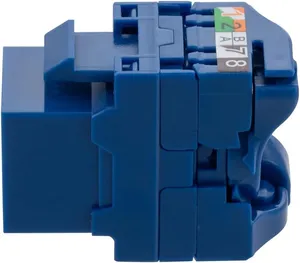 CAT6A RJ45 Ethernet Network Structured Cabling Module Keystone Jack