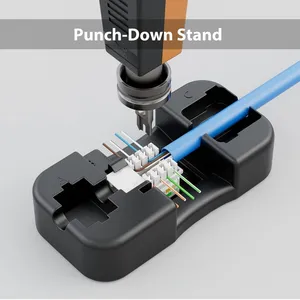 High Performance Ethernet Keystone Jack RJ45 CAT6A FTP UTP