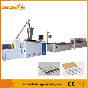WPC Extrusion Machine / PVC Wall Panel Production Line / WPC Profile Extruder Making Machine