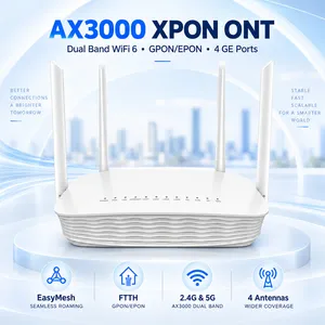 Dual Band WiFi 6 Ont Fiber Optical Modem Router