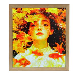 High Resolution Frame Digital Photo Frame 27.9 Inch LCD Photo Frame