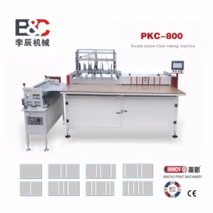 Double Station Pkc Model Hardcover Making Machine/Case Maker Machine/Point Menu Making Machine