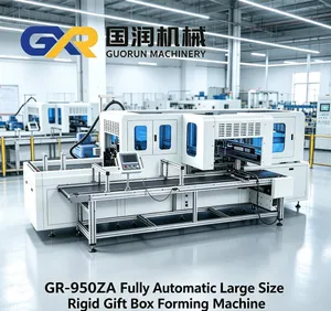 Fully Automatic One-Step Forming Machine for Book-Shaped Boxes and Rigid Boxes