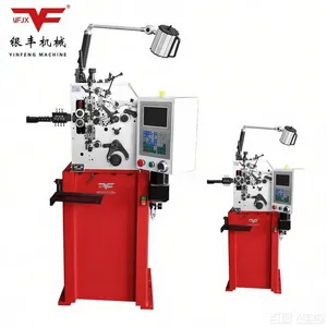 Latest Design CNC Spring Coiling Machine 2axis Battery Compression Spring Machine