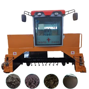 Composting Machine for Organic Fertilizer Making Crawler-Type Fermentation Compost