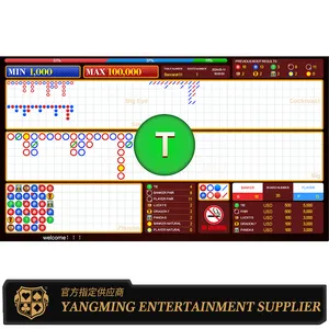 Dynamic Screen Baccarat Dew Single Software System Poker Table Game Software System