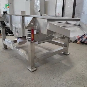High Accuracy Rectangular Linear Vibratory Screen Machine for Polypropylene