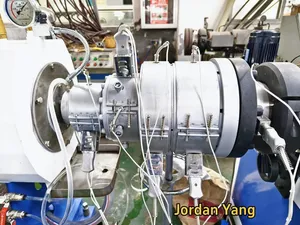 Automatic PVC & HDPE Pipe Making Machine UPVC Plastic Machine with Core Screw Component Production Line
