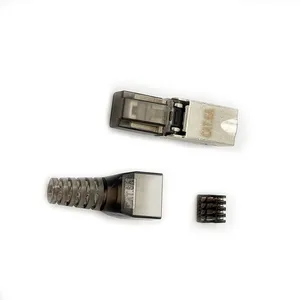 Easy-Install FTP CAT6A 8P8C Shielded Modular Outlet Module