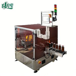 Automated Inspection Line Real-Time Datamatrix Code Capture on Bottle Surface Intelligent Text Identification Machine for Packaging Labels with Rejection