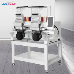 High Quality 2 Head 15 Colors Multi Function Automatic Computerized Embroidery Machine