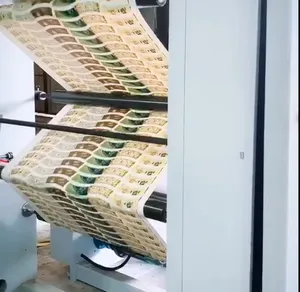 Automatic Exercise/Notebook/Diary Book Making Machine with 2 Colors Flexo Printing Ruling and Wire Stitching, Perfect Binding