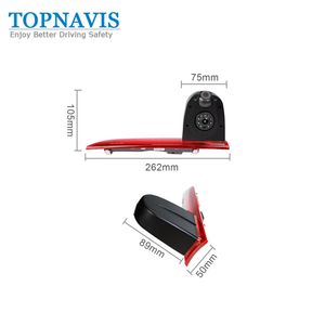 Third Brake Light Dual Rear View / Backup / Reverse Camera for Transit Custom