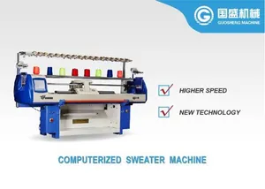 High-Performance Blue Computerized Knitting Machine for Raschel Blankets CE ISO