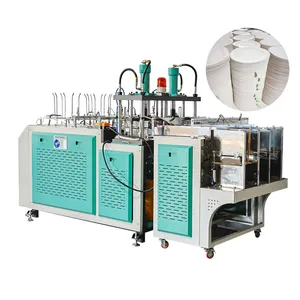 Two Station Full Automatic Disposable Plate Making Machine for Paper Dish Tray Forming Converting Machine
