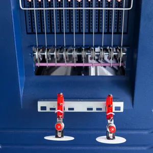 Computerized Blue Knitting Machine for Manufacturing Raschel Blankets
