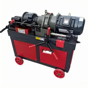 50 Semi-Automatic Threading Machine High Performance Steel Pipe Bar Threading Machine