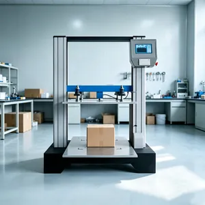 Computer Servo Rct Fct Ect Corrugated Carton Compression Tester for Laboratory Testing