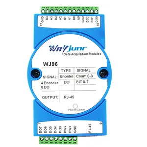 4-Channel Encoder Pulse Counter, 8-Channel Do, Modbus TCP Module Data Acquisition Module