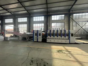 Automatic High Speed 6 Color Corrugated Carton Box Making Line Stack Printing Machine