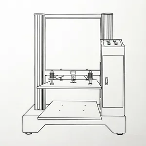 Computer Servo Rct Fct Ect Corrugated Carton Compression Tester for Laboratory Testing