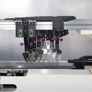 Blue Computerized Knitting Machine for Raschel Blanket with CE ISO Guarantee